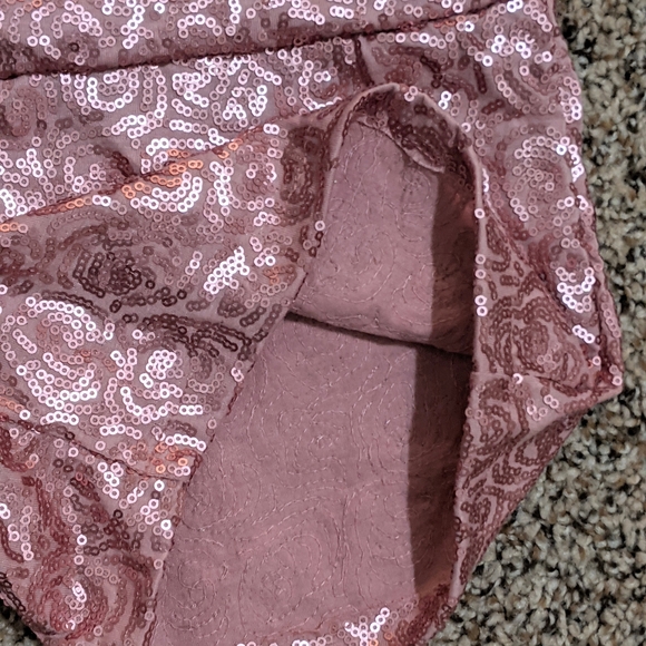Pink Sequin Hot Shorts NWT Size S - Picture 5 of 6